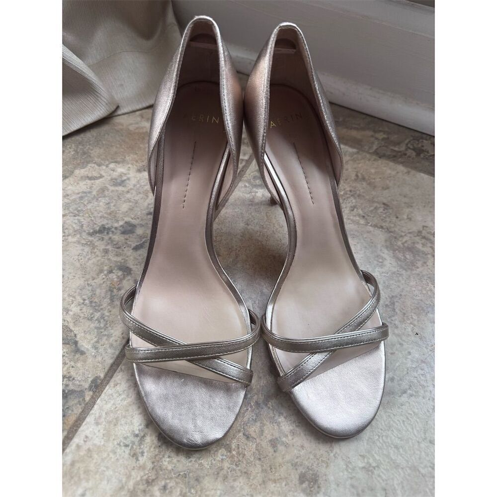 Aerin Women's Strappy Metallic‎ Stiletto Heels Multicolor Size 8.5
